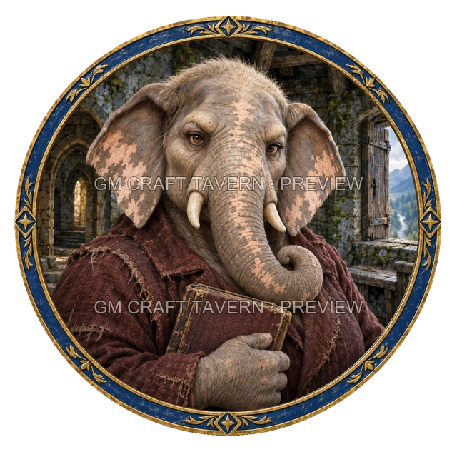 Durg Hillward - Outcast top-down token preview
