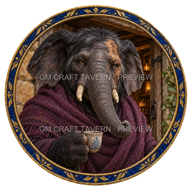 Urdan Deepgrove - Villager top-down token preview