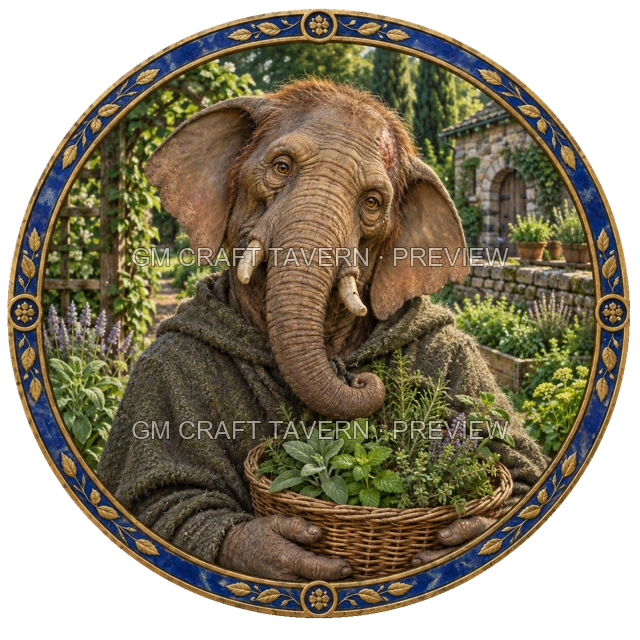 Morga Deepgrove - Healer top-down token preview