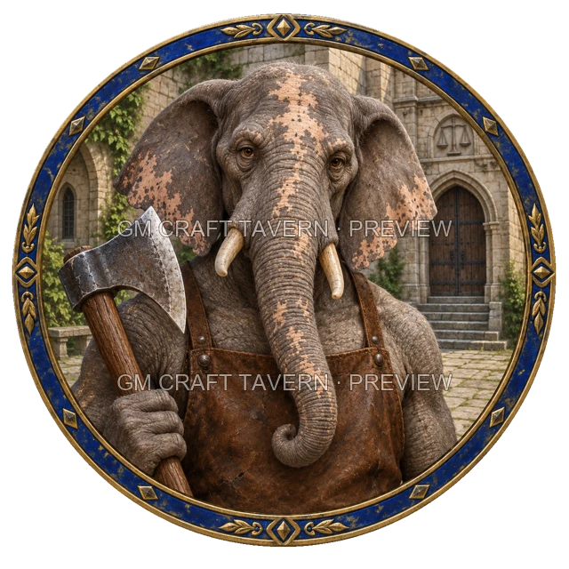 Varka Clearwell - Fighter top-down token preview