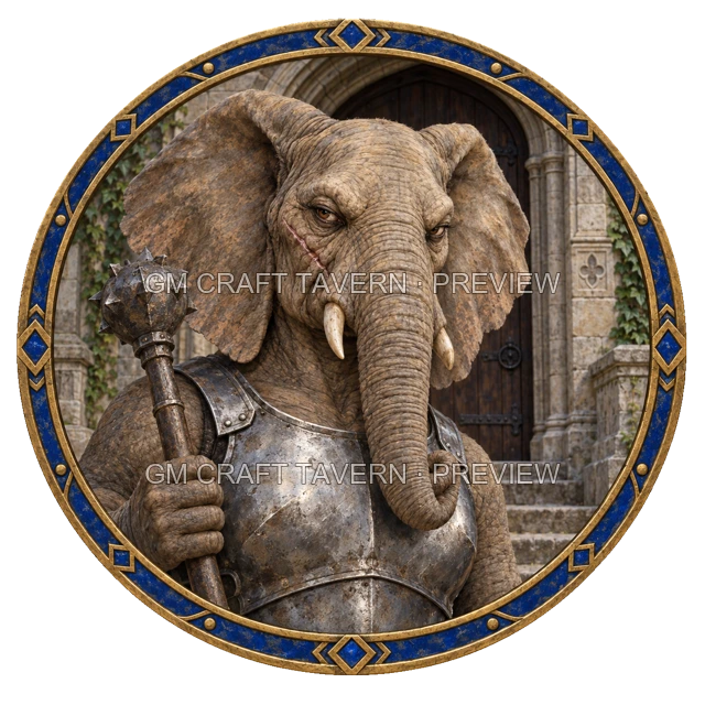 Urdan Clearwell - Fighter top-down token preview