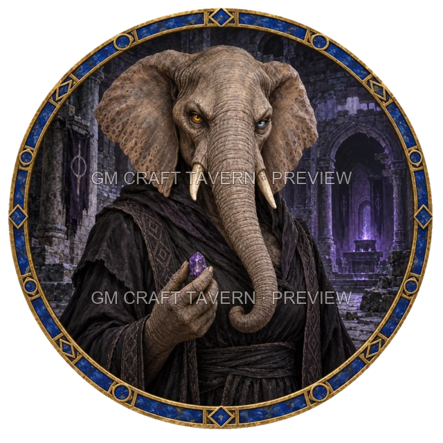 Evil Sorcerer top-down token preview