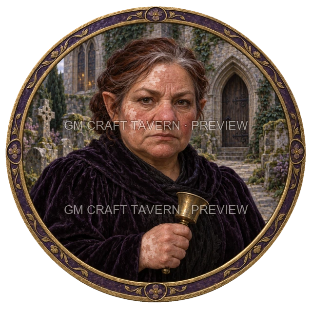 Aperçu du token vu du dessus de Durg Stonebrook - Barde