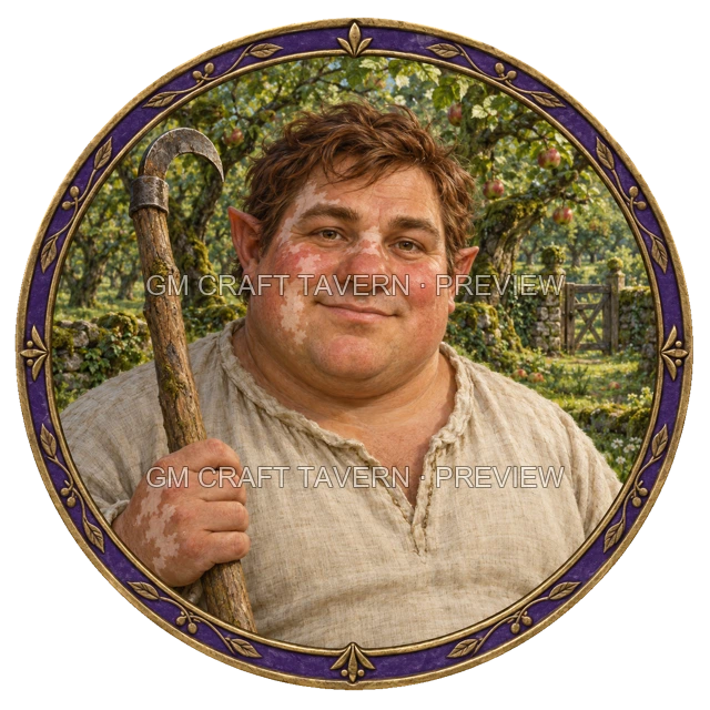 Aperçu du token vu du dessus de Besha Reedvale - Druide