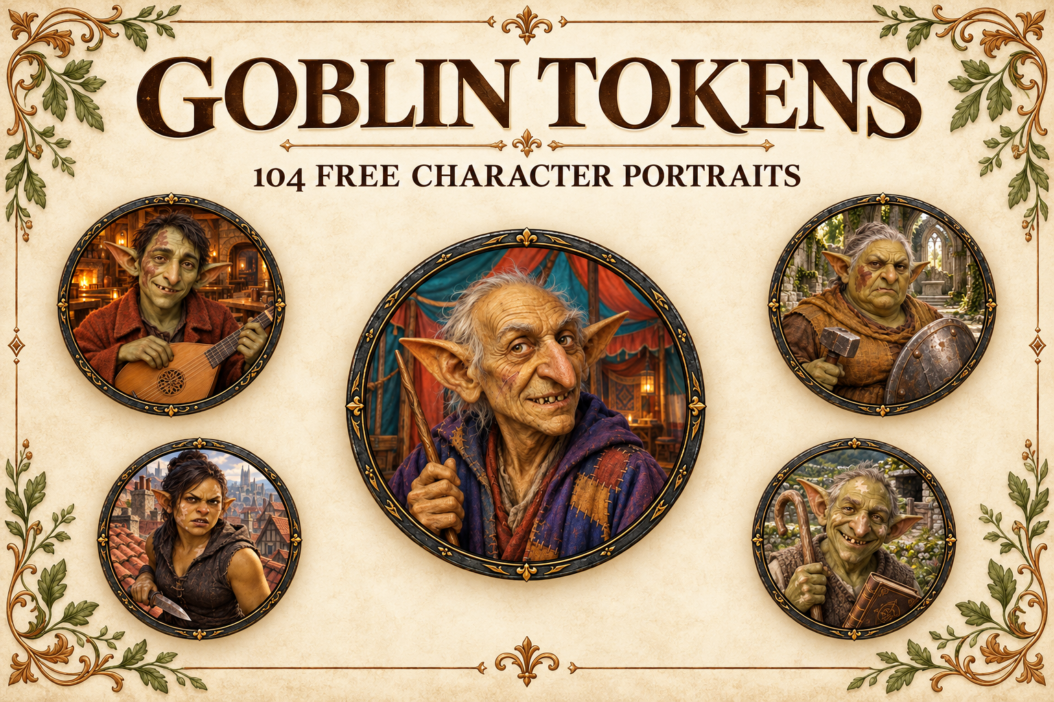 Aperçu du produit Free Goblin Character Tokens