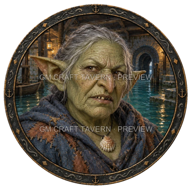 Aperçu du token vu du dessus de Urdan Ironwell - Occultiste