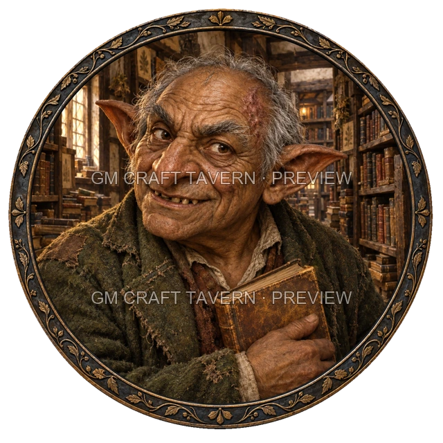 Aperçu du token vu du dessus de Morga Birchhaven - Marchand