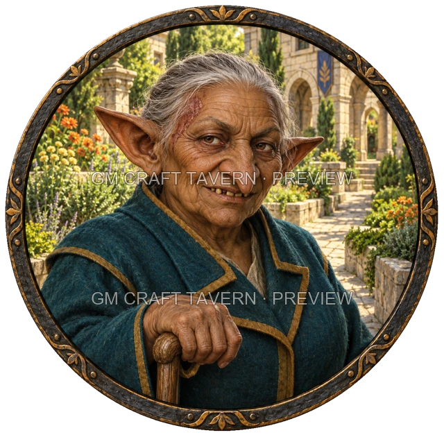 Urdan Oakbend - aperçu de token de noble vu du dessus