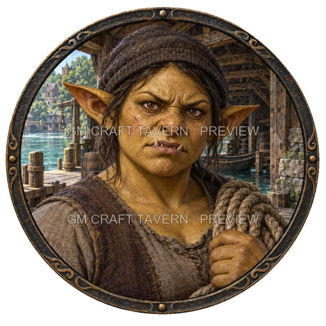 Grom Hillward - aperçu de token de marin vu du dessus