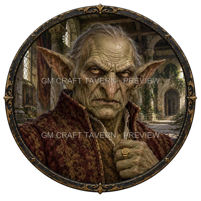 Aperçu du token vu du dessus Noble mort-vivant