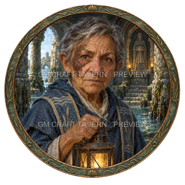 Aperçu du token vu du dessus de Urdan Reedvale - Clerc