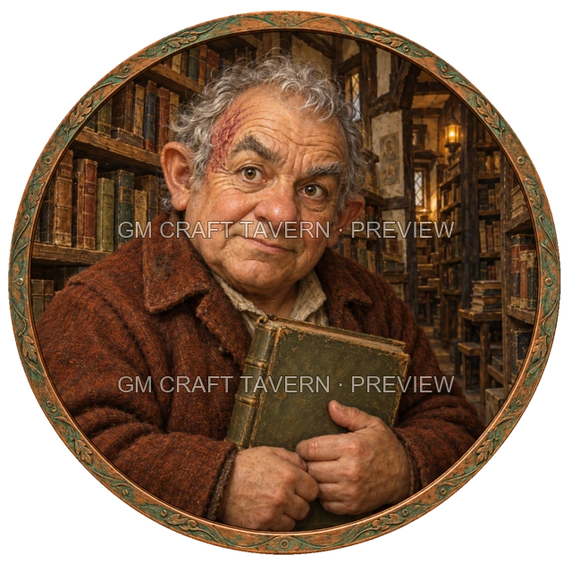 Aperçu du token vu du dessus de Morga Birchhaven - Marchand