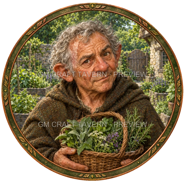 Morga Deepgrove - aperçu de token de guérisseur vu du dessus