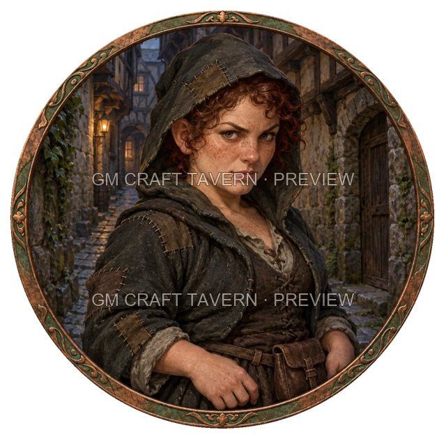 Aperçu de token de voleur vu du dessus