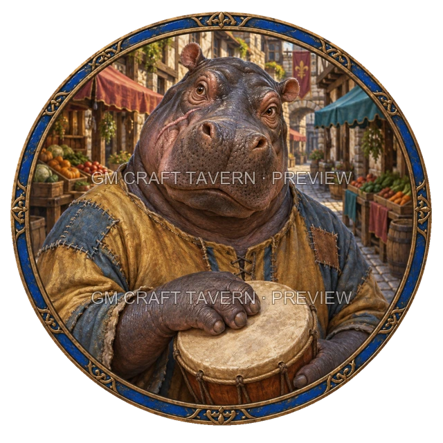Aperçu du produit Tokens de personnage gratuits d’hippofolk 3