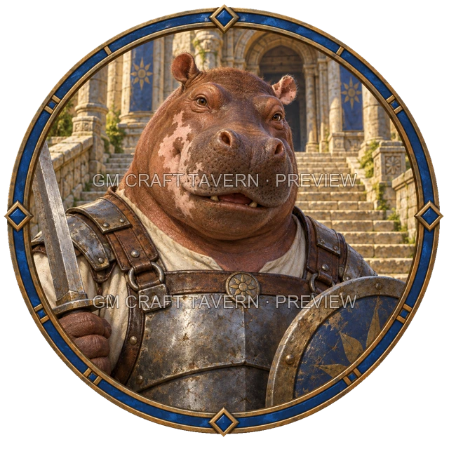 Aperçu du produit Tokens de personnage gratuits d’hippofolk 2