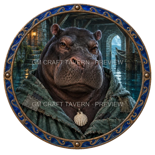 Aperçu du token vu du dessus de Urdan Ironwell - Occultiste