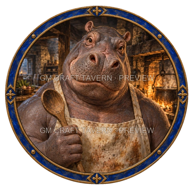 Morga Westmere - aperçu de token d’aubergiste vu du dessus