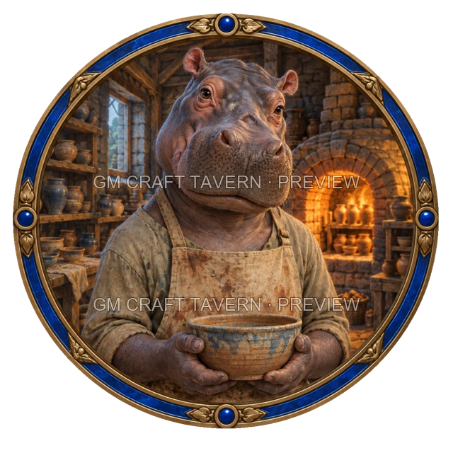 Besha Oakbend - aperçu de token d’artisan vu du dessus