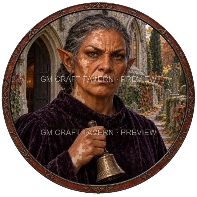 Aperçu du token vu du dessus de Durg Stonebrook - Barde