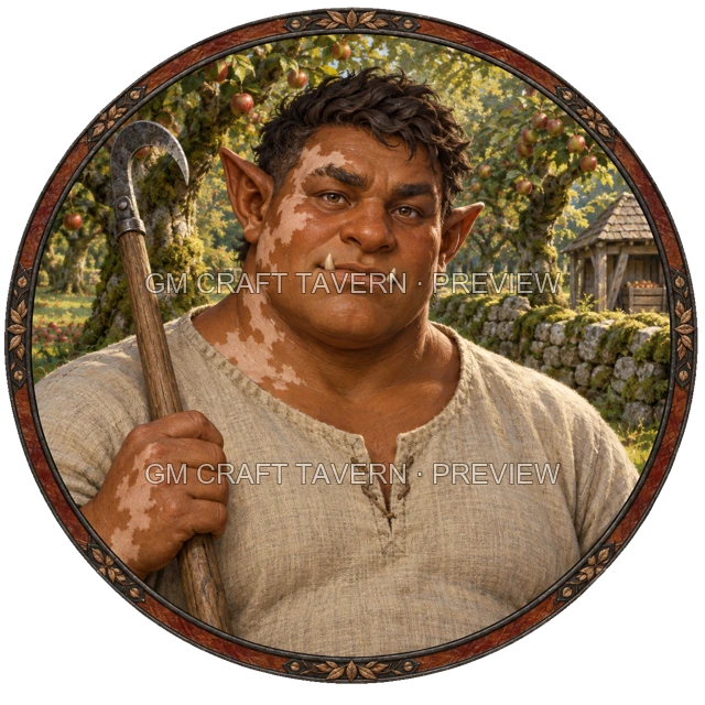 Aperçu du token vu du dessus de Besha Reedvale - Druide