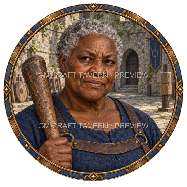 Aperçu du token vu du dessus de Urdan Stonebrook - Barbare