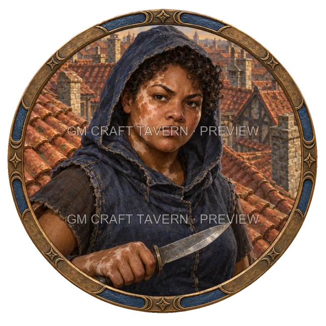 Aperçu du produit : tokens gratuits de personnages humains 5