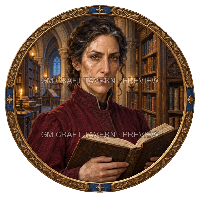 Aperçu du token vu du dessus de Durg Ironwell - Magicien