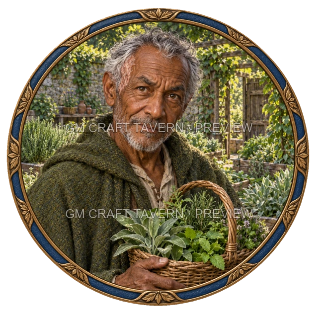 Morga Deepgrove - aperçu de token de guérisseur vu du dessus