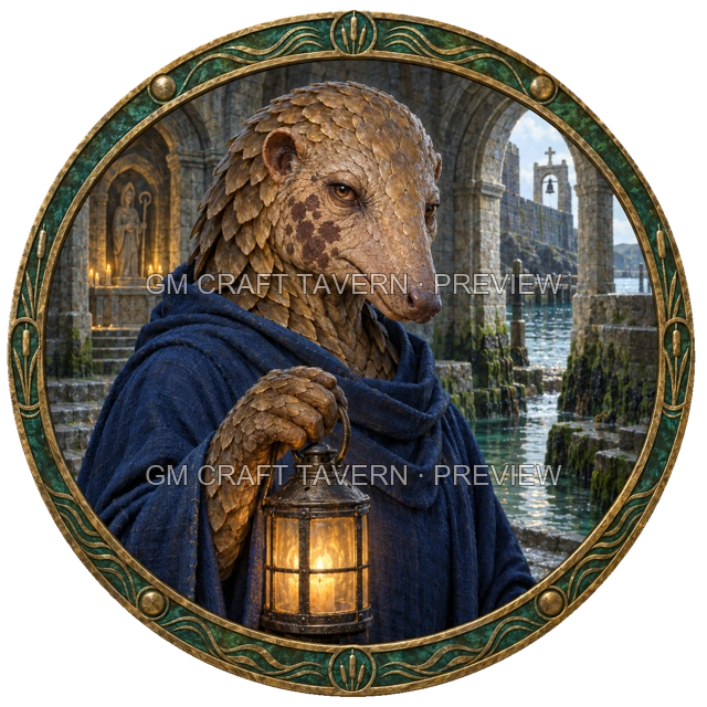 Aperçu du produit Tokens de personnage gratuits de pangolinsfolk 4
