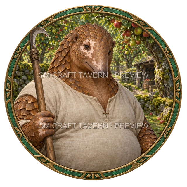 Aperçu du token vu du dessus de Besha Reedvale - Druide