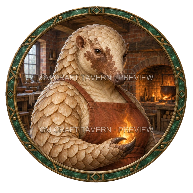 Aperçu du produit Tokens de personnage gratuits de pangolinsfolk 3