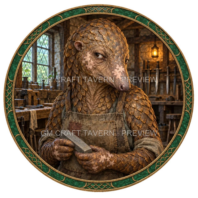 Urdan Westmere - aperçu de token de forgeron vu du dessus