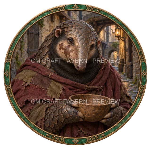 Besha Hillward - aperçu de token de paria vu du dessus