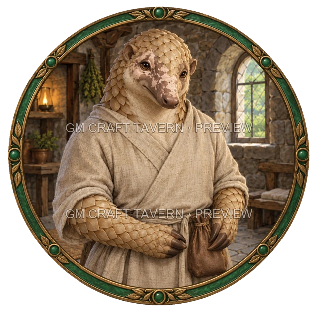 Besha Deepgrove - aperçu de token de guérisseur vu du dessus