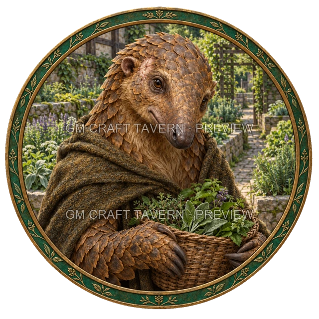 Morga Deepgrove - aperçu de token de guérisseur vu du dessus