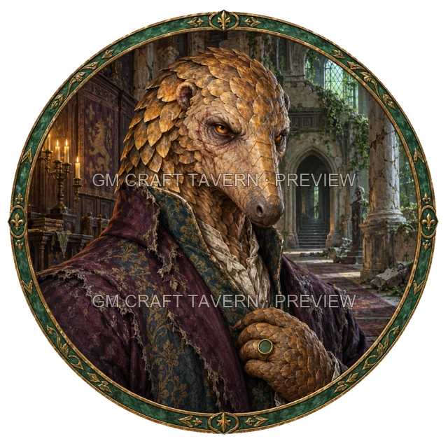 Aperçu du token vu du dessus Noble mort-vivant