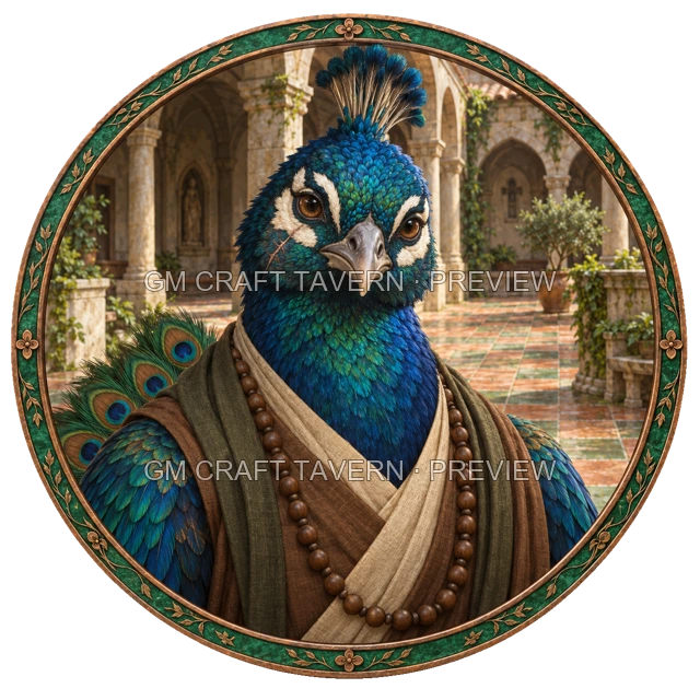 Aperçu du token vu du dessus de Besha Ashfield - Moine
