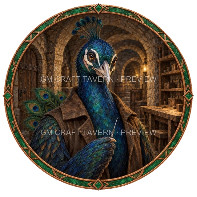 Aperçu du token vu du dessus de Varka Duskford - Roublard