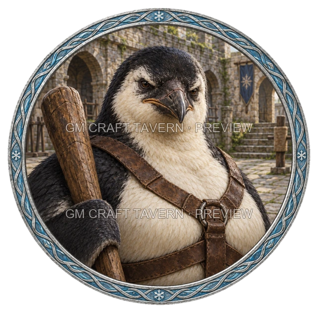 Aperçu du token vu du dessus de Urdan Stonebrook - Barbare
