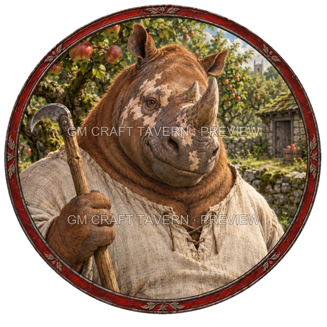 Aperçu du token vu du dessus de Besha Reedvale - Druide
