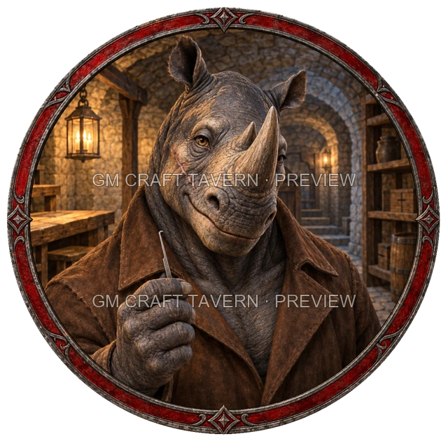 Aperçu du token vu du dessus de Varka Duskford - Roublard
