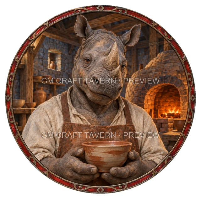 Besha Oakbend - aperçu de token d’artisan vu du dessus