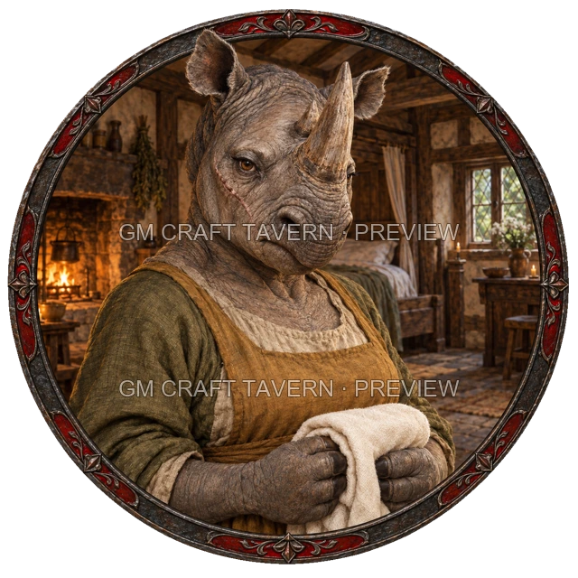Durg Deepgrove - aperçu de token de guérisseur vu du dessus