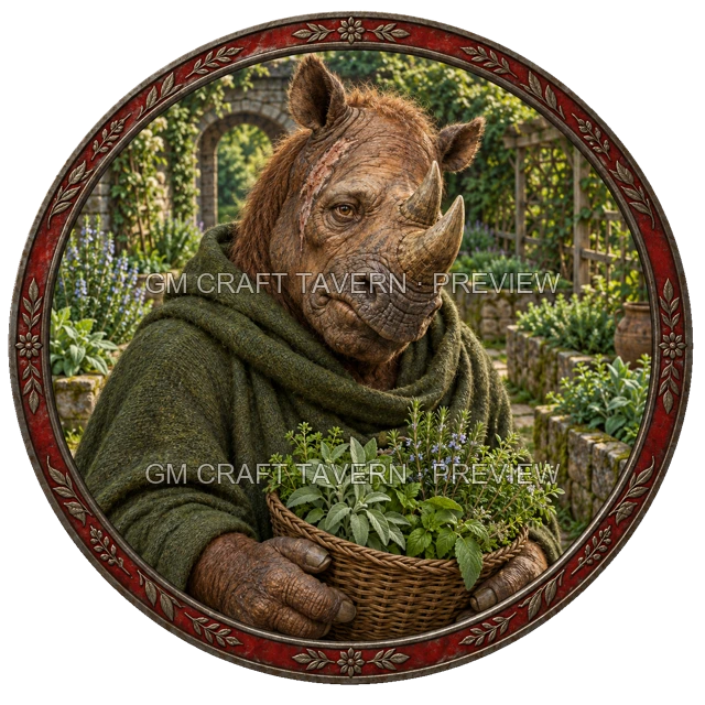 Morga Deepgrove - aperçu de token de guérisseur vu du dessus
