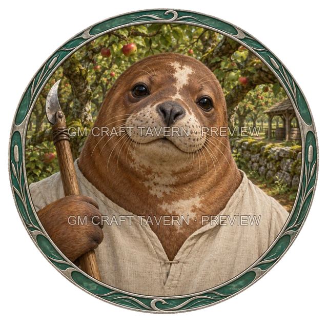 Aperçu du token vu du dessus de Besha Reedvale - Druide