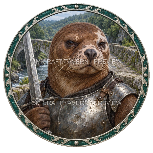 Aperçu du token vu du dessus de Urdan Ashfield - Guerrier