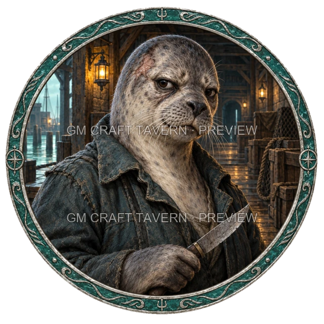 Aperçu du token vu du dessus de Urdan Duskford - Roublard