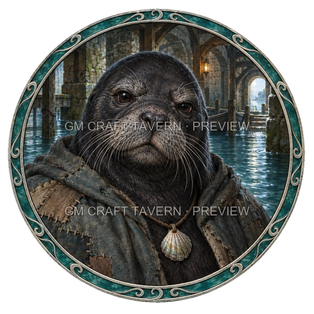 Aperçu du token vu du dessus de Urdan Ironwell - Occultiste