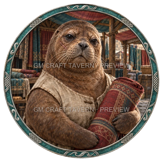 Aperçu du token vu du dessus de Durg Birchhaven - Marchand
